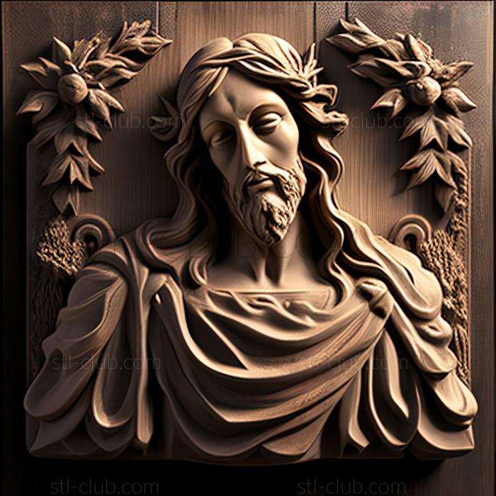 3D model st jesus (STL)